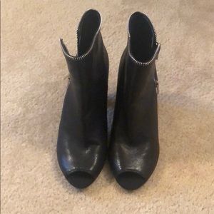 Nine west black booties